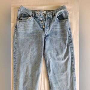 Agolde Lana mid rise straight jeans